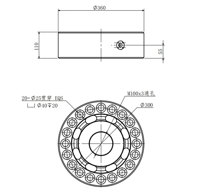 Skala truk Spoke tipe tegangan kompresi Load Cell 1