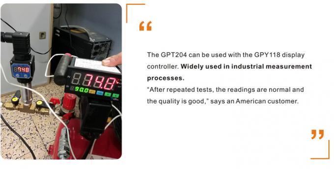 Compact 24VDC Industrial Digital Hydraulic Pressure Transmitter untuk pembacaan yang akurat 2