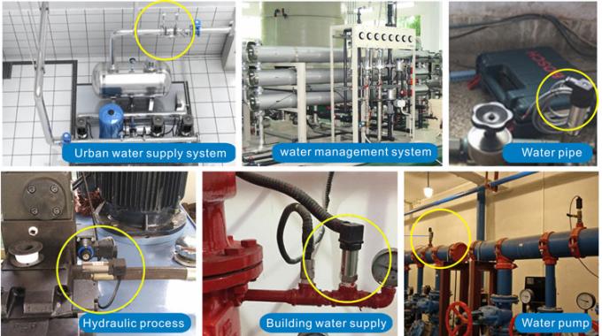0-600bar Rentang Tekanan Diffused Silicon Oil Pressure Sensor RPT202 dengan output 0,5-4,5V dan Sertifikasi CE RoHS 3