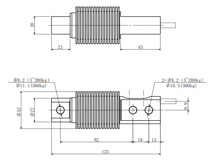 C3 Single Point Load Cell Bending Beam Force Transducer 5kg 10kg 50kg 100kg 500kg Untuk Belt Weighing Hopper Tank Scale 0